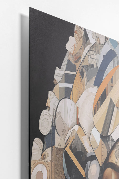 Kare - Glass Picture 3D Art Geo Women 120x120cm