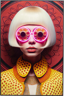 Kare - Framed Picture LED Fancy Blonde Lady 120x80cm