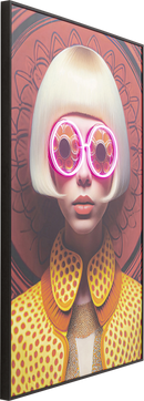 Kare - Framed Picture LED Fancy Blonde Lady 120x80cm
