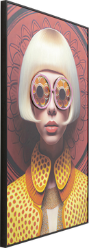 Kare - Framed Picture LED Fancy Blonde Lady 120x80cm