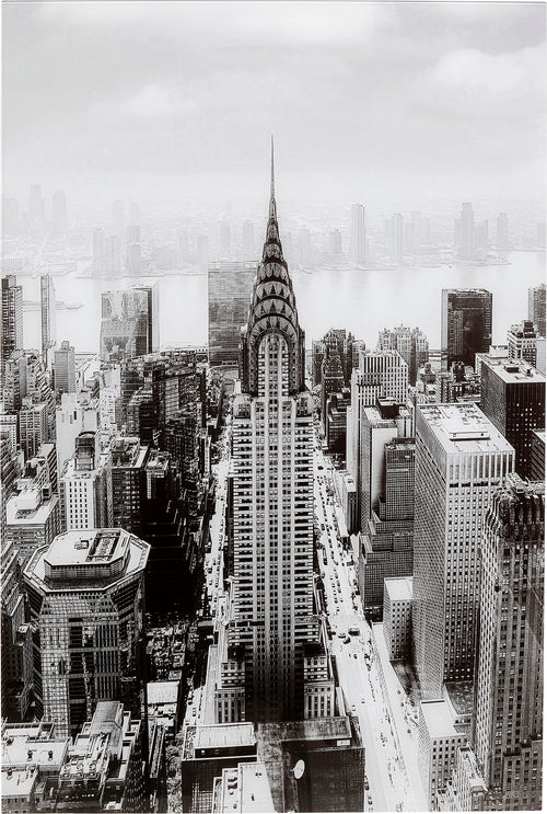 Kare - Glass Picture Manhattan View 120x80cm
