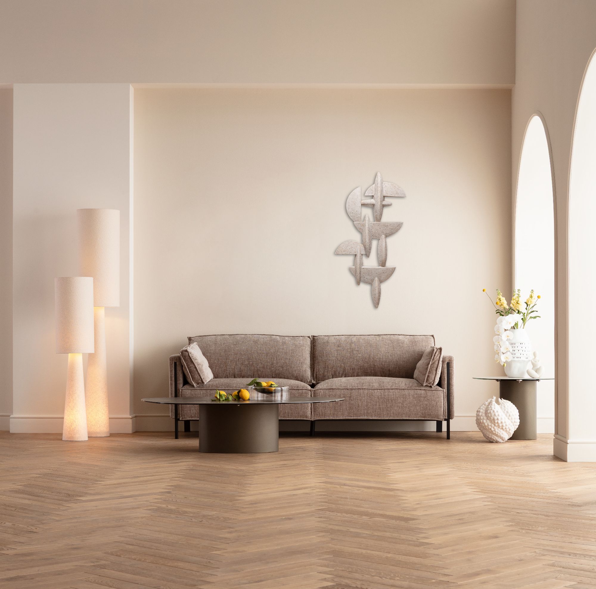 Kare - Wall Object Rotondo Pezzi 118cm