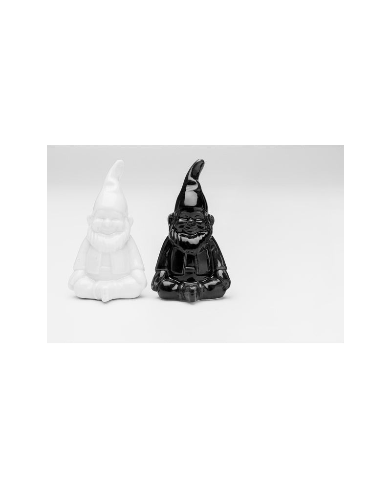 Kare - Salt and Pepper Shaker Gnome Black/White (2/Set)