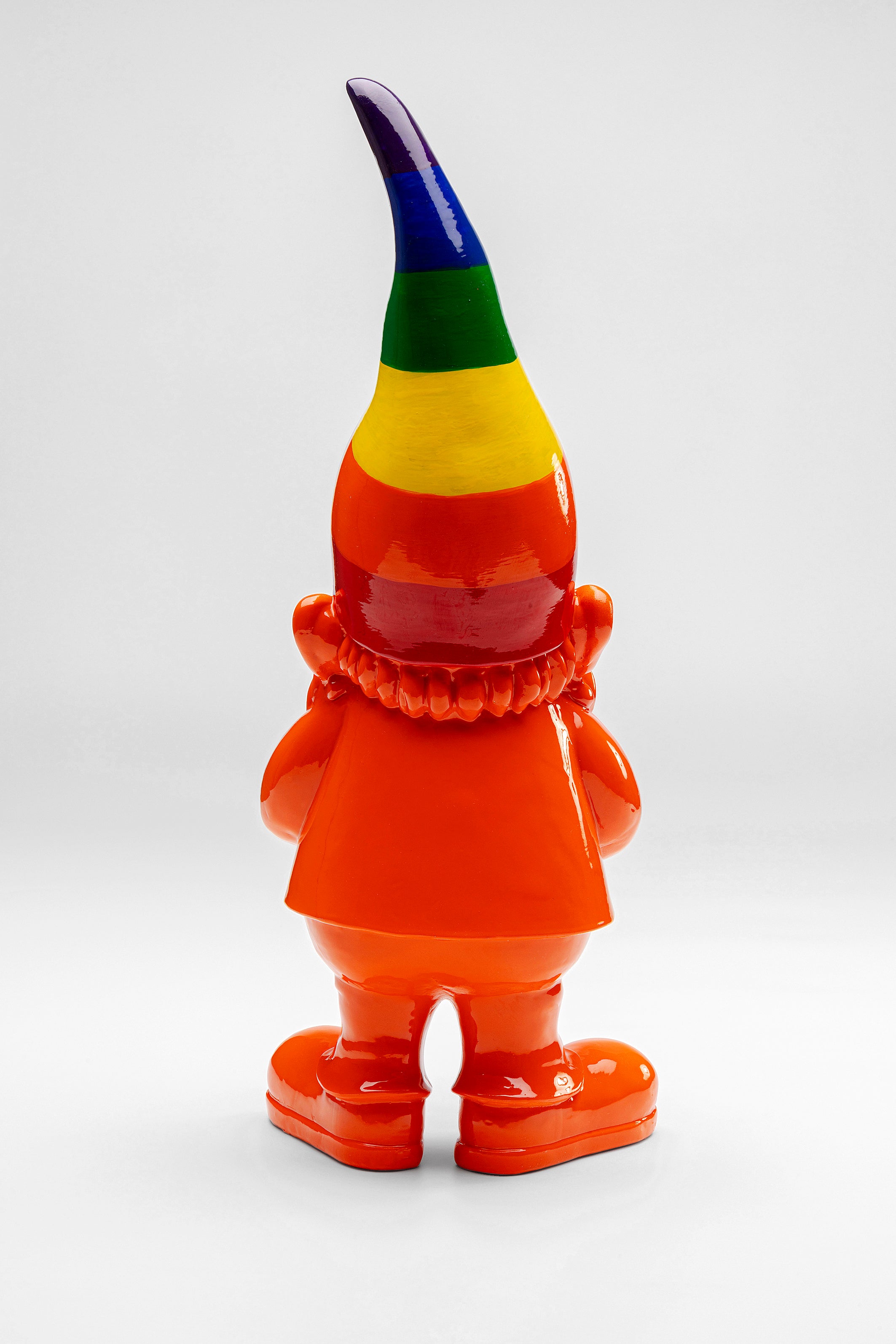Kare - Deco Figurine Gnome Rainbow Orange 46cm