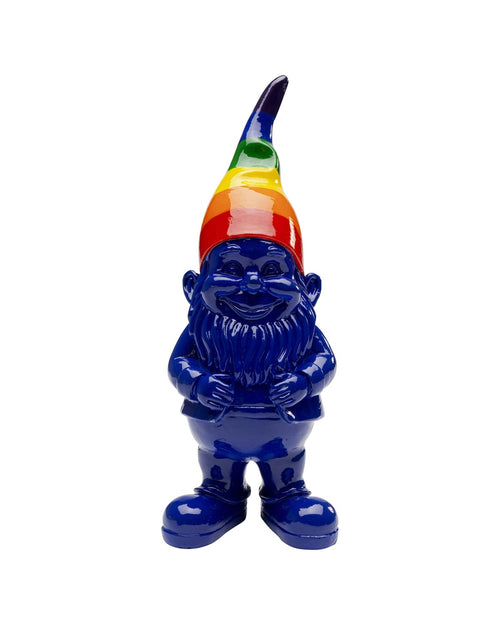 Kare - Deco Figurine Gnome Rainbow Blue 21cm