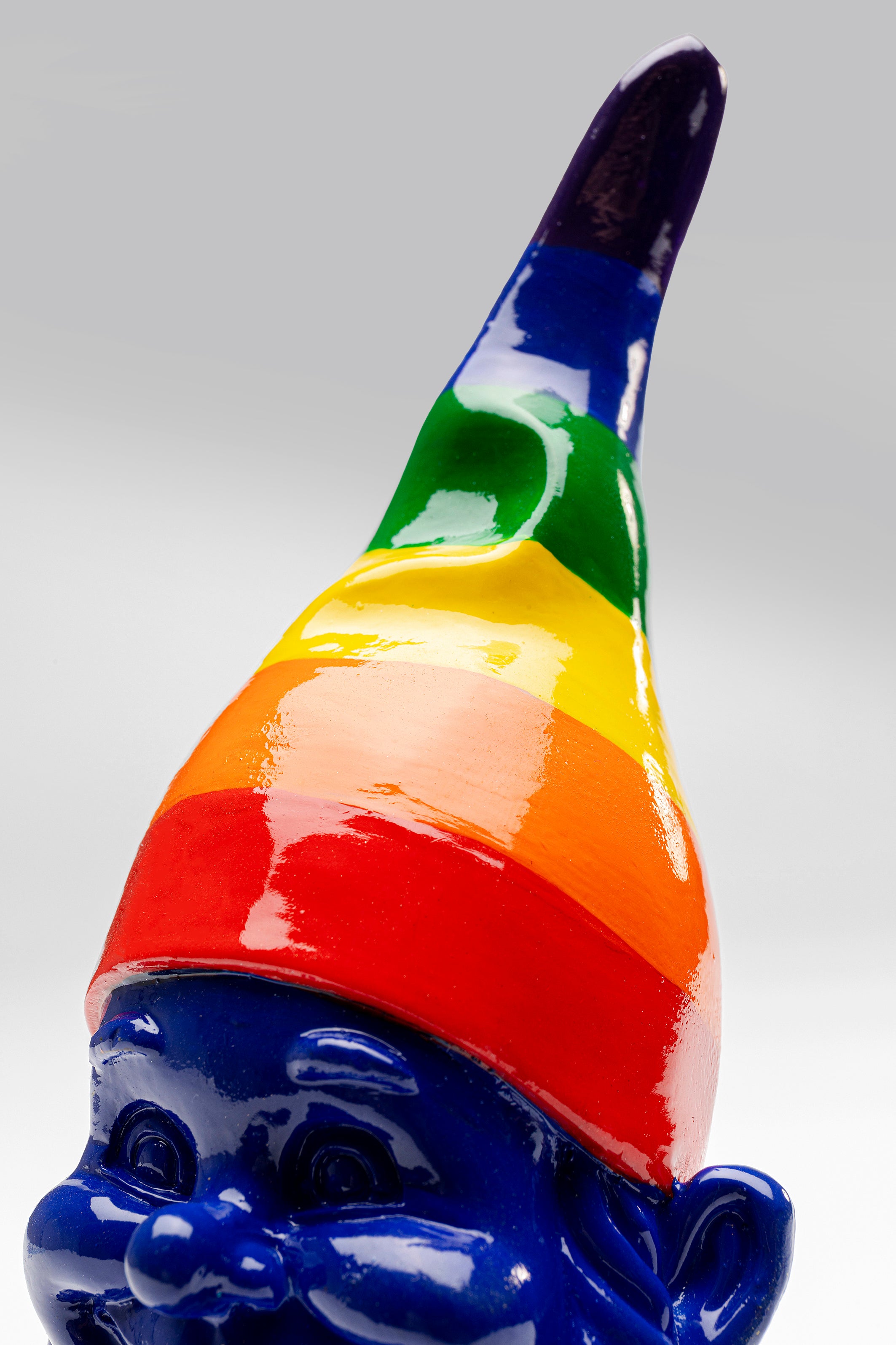 Kare - Deco Figurine Gnome Rainbow Blue 21cm