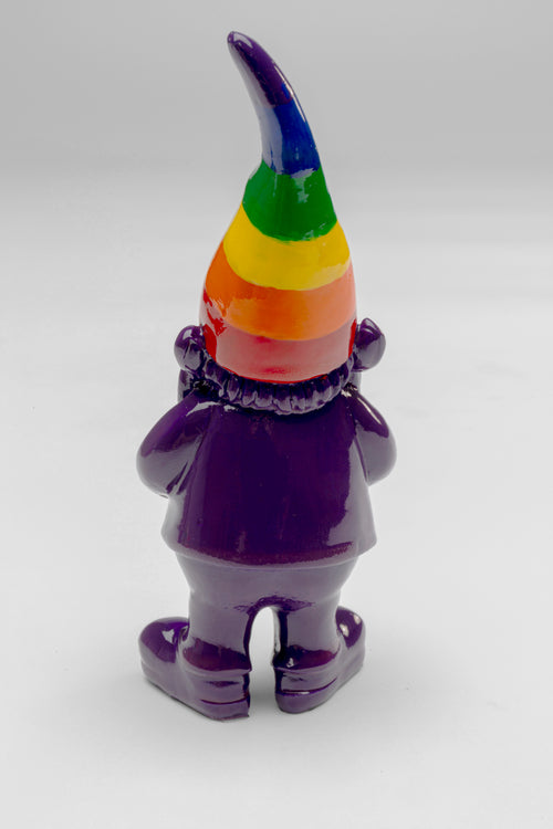 Kare - Deco Figurine Gnome Rainbow Purple 11cm