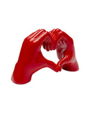 Kare - Deco Object Heart Hands Red 12cm
