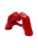 Kare - Deco Object Heart Hands Red 12cm
