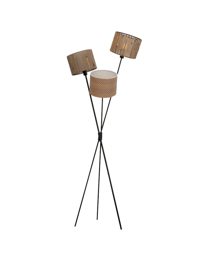 Kare - Floor Lamp Cannes Trio 145 cm
