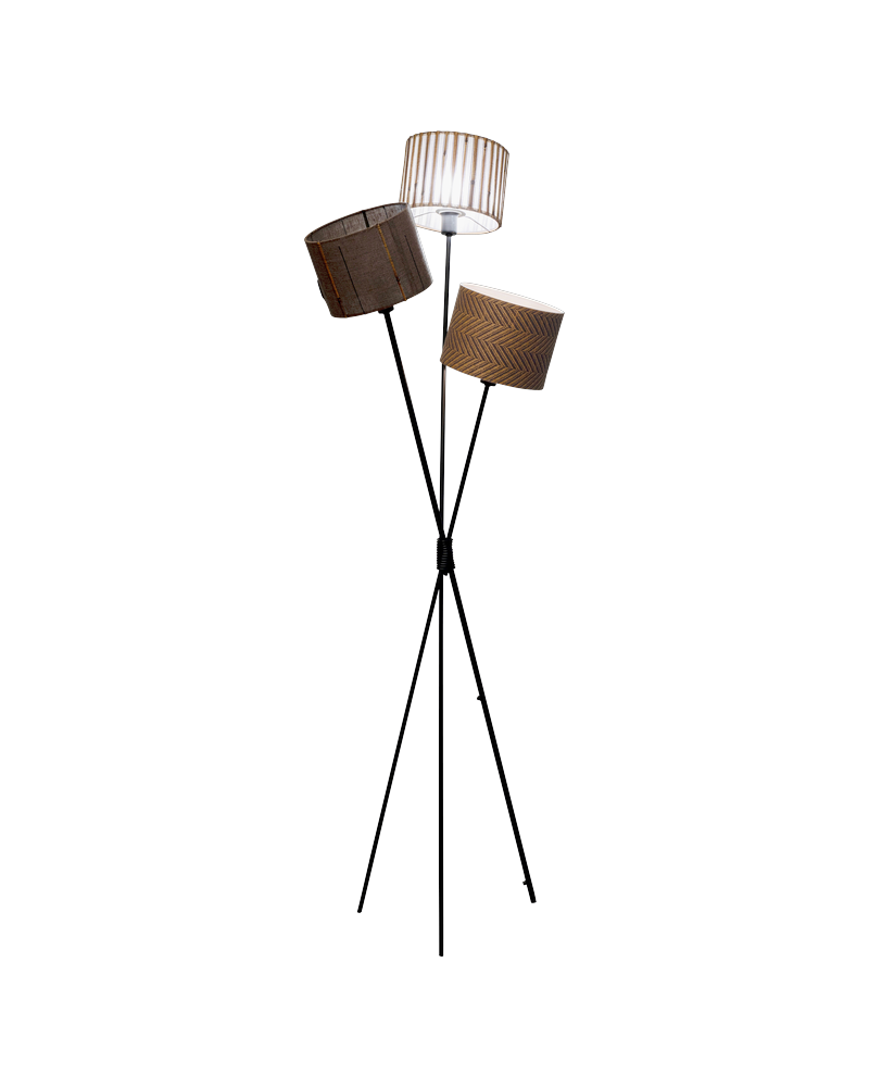 Kare - Floor Lamp Cannes Trio 145 cm