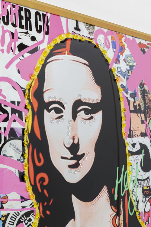 Kare - Framed Picture La Viva Woman 100x100cm