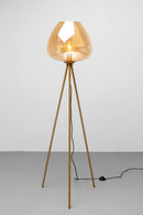Kare - Floor Lamp Sphere Amber 146cm