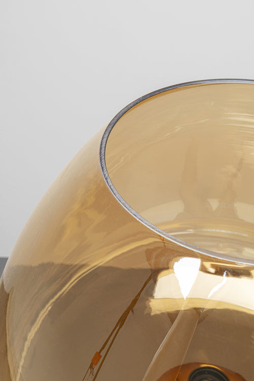 Kare - Floor Lamp Sphere Amber 146cm