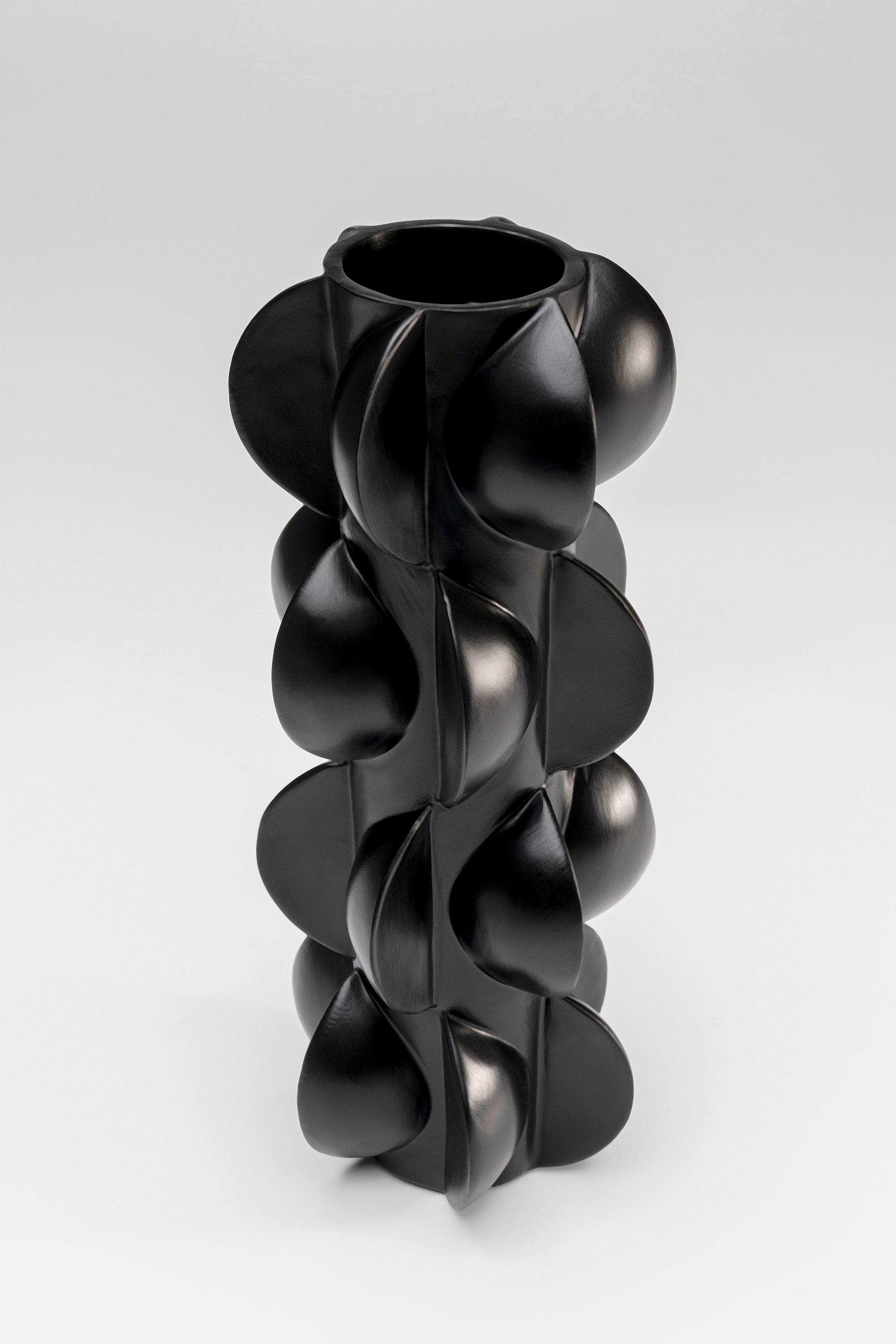 Kare - Vase Viento Black 35cm