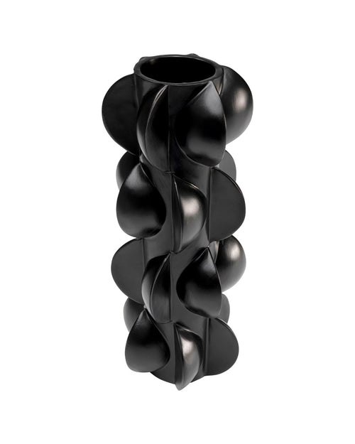 Kare - Vase Viento Black 35cm