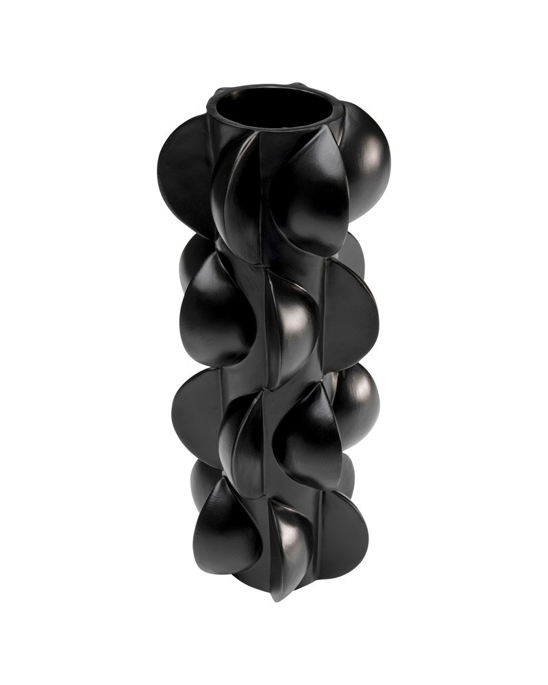 Kare - Vase Viento Black 35cm
