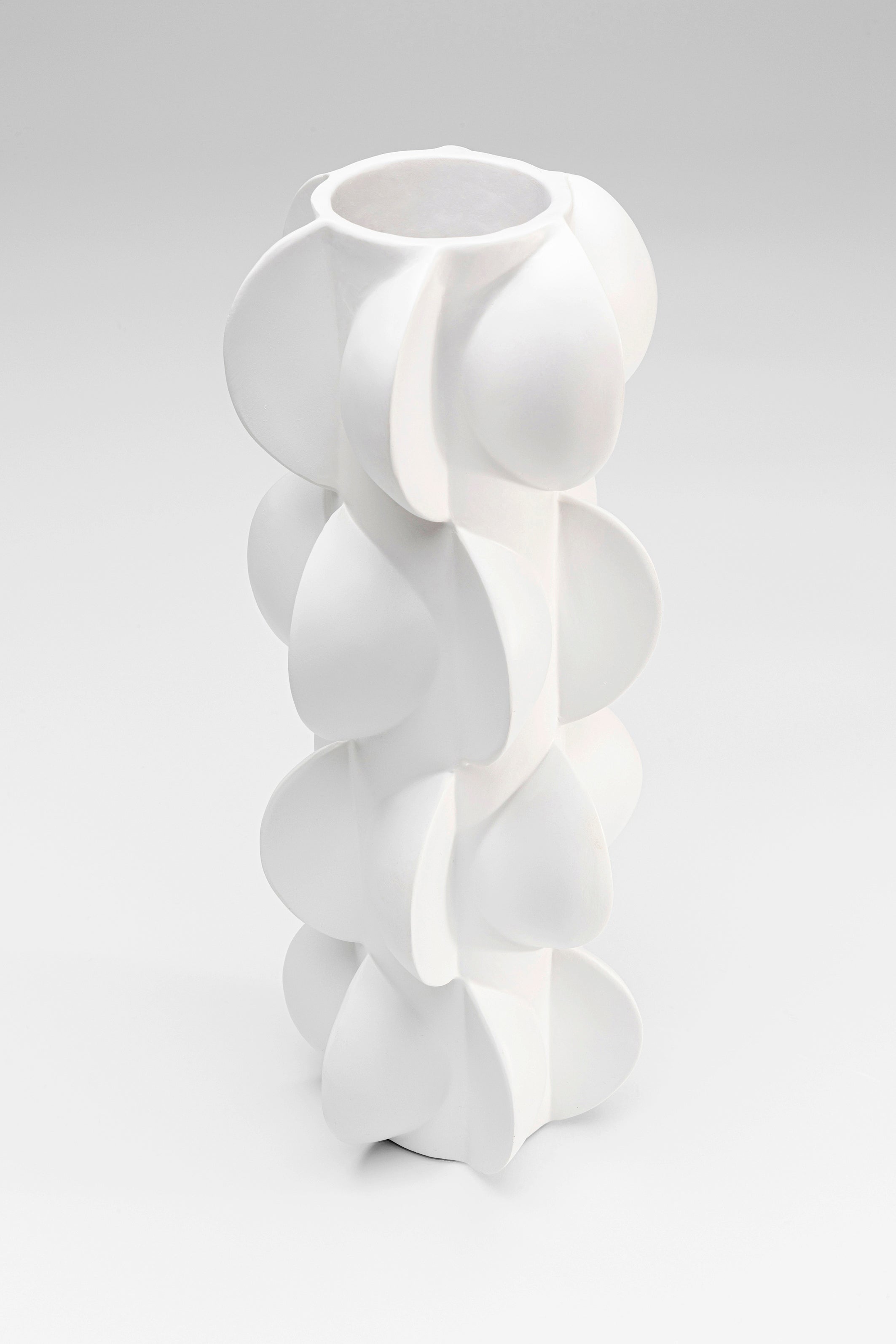 Kare - Vase Viento White 35cm
