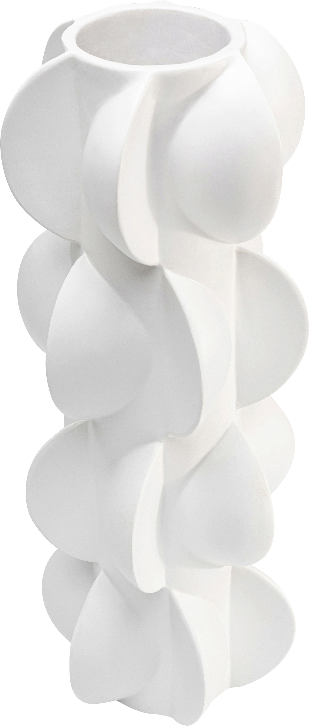 Kare - Vase Viento White 35cm