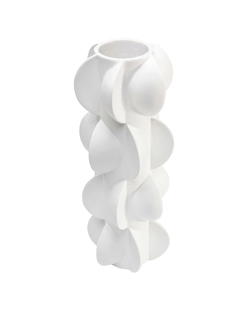 Kare - Vase Viento White 35cm