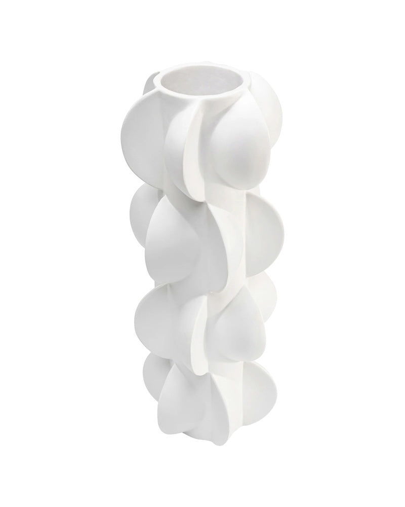 Kare - Vase Viento White 35cm