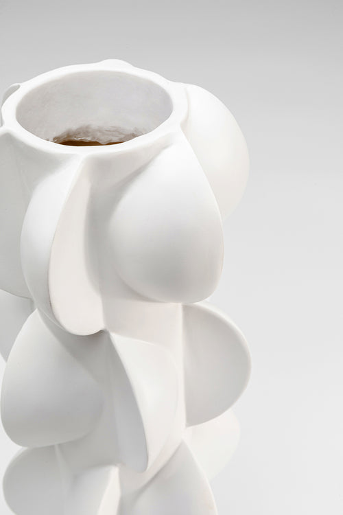 Kare - Vase Viento White 35cm