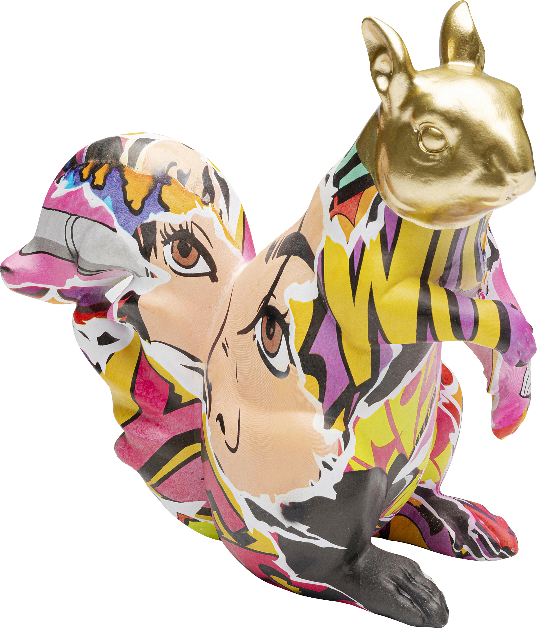 Kare - Deco Figurine Graffiti Squirrel 22cm