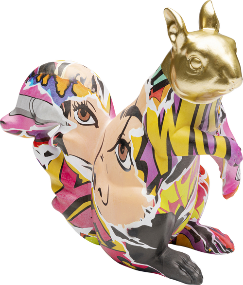 Kare - Deco Figurine Graffiti Squirrel 22cm