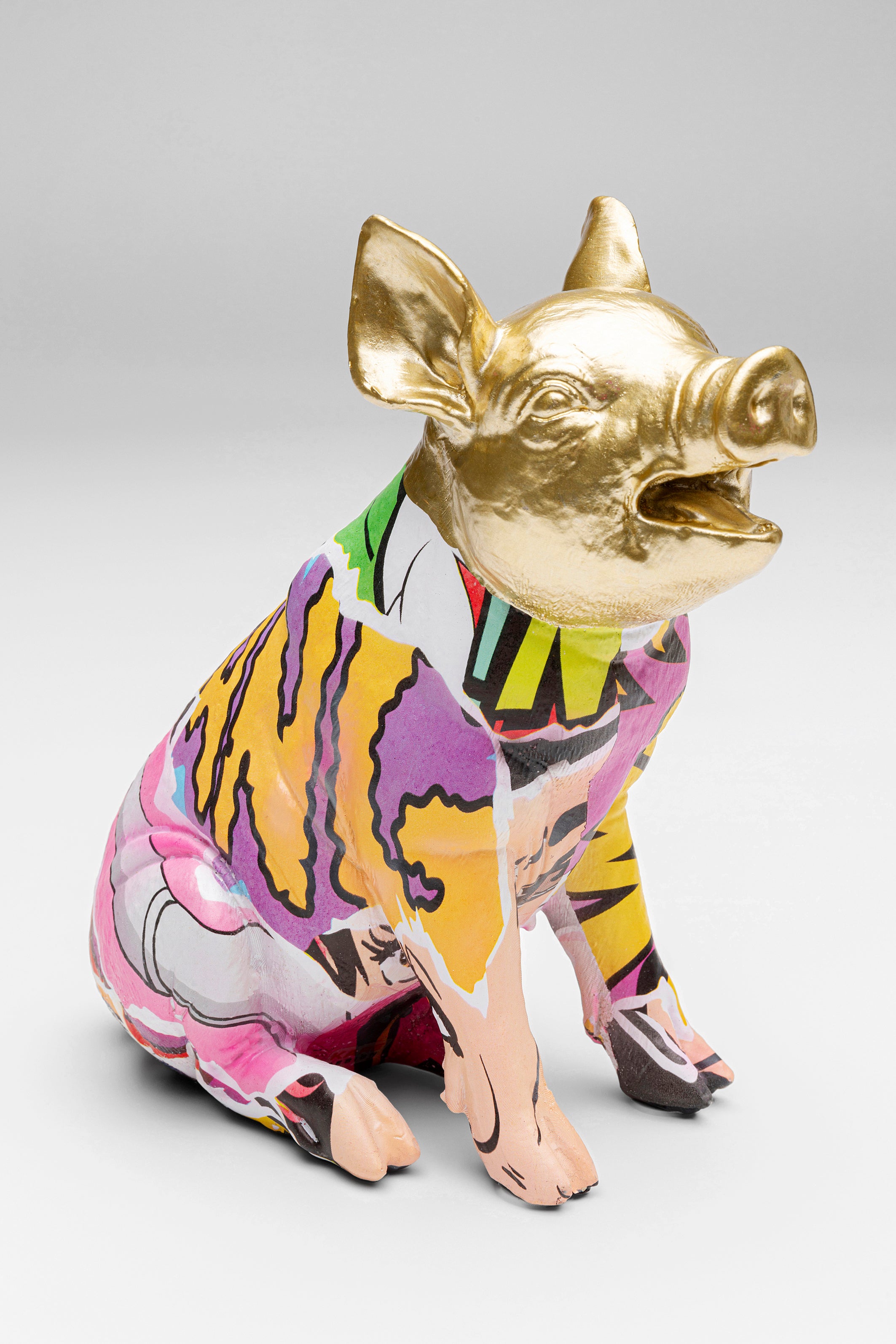 Kare - Deco Figurine Graffiti Pig 20cm