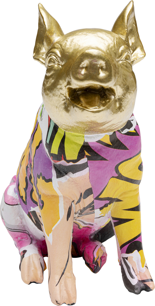 Kare - Deco Figurine Graffiti Pig 20cm