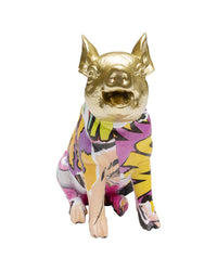 Kare - Deco Figurine Graffiti Pig 20cm