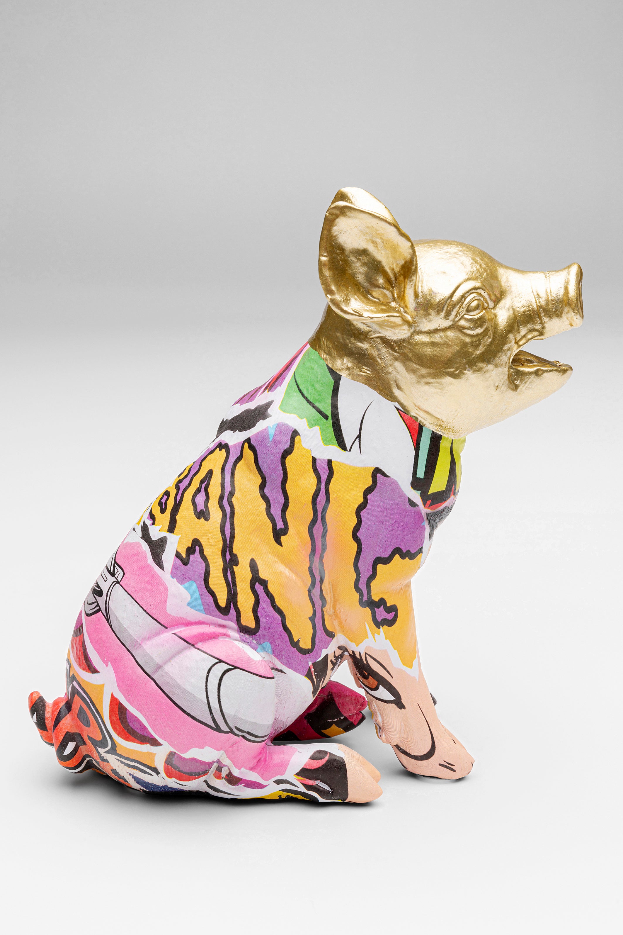 Kare - Deco Figurine Graffiti Pig 20cm