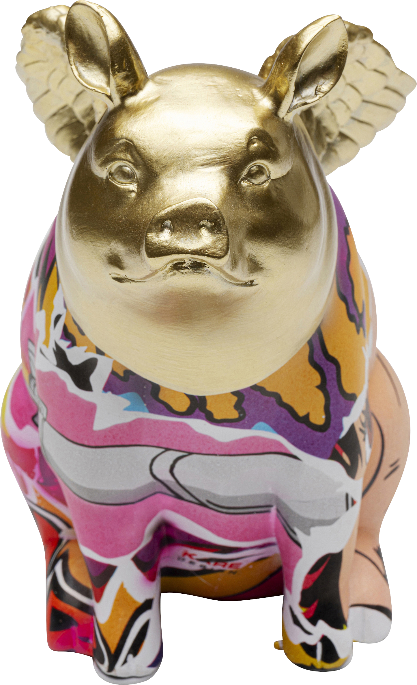 Kare - Deco Figurine Graffiti Flying Pig 16cm
