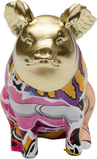 Kare - Deco Figurine Graffiti Flying Pig 16cm