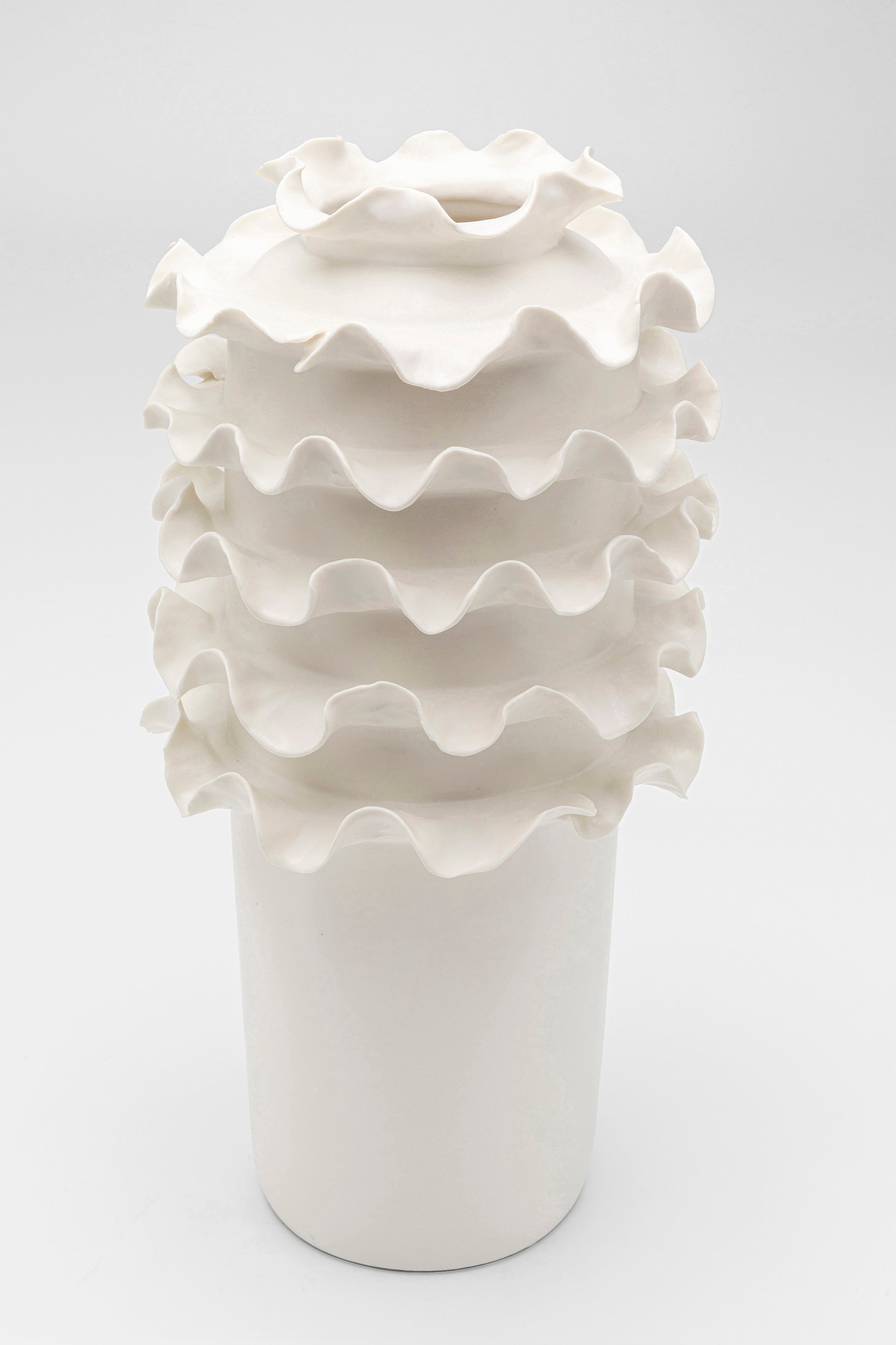 Kare - Vase Viento White 39cm