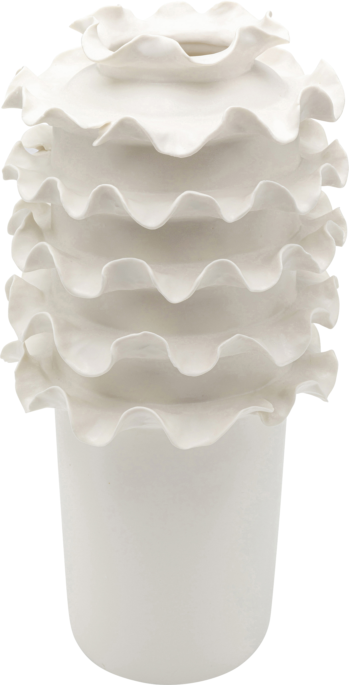 Kare - Vase Viento White 39cm