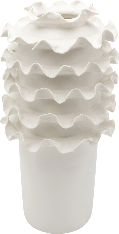 Kare - Vase Viento White 39cm
