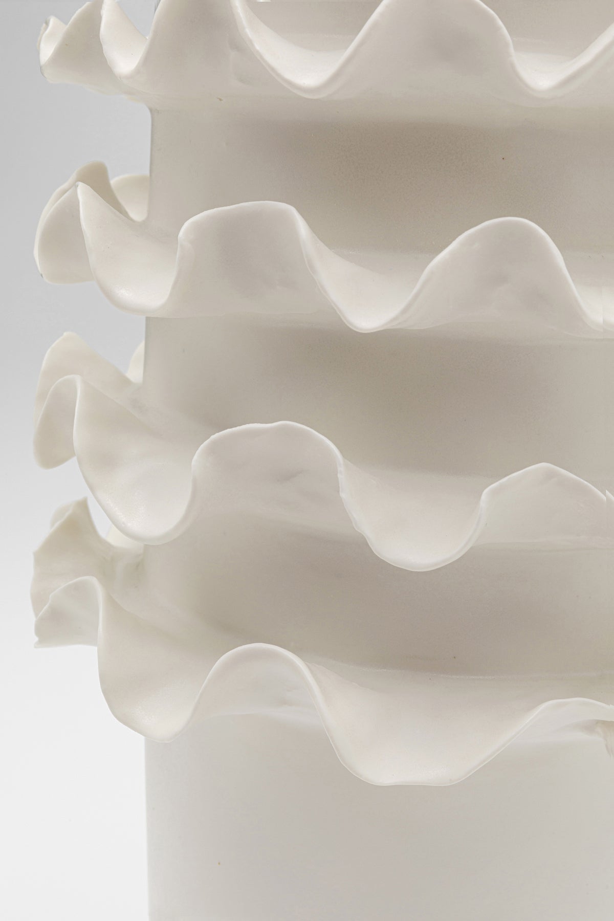 Kare - Vase Viento White 39cm