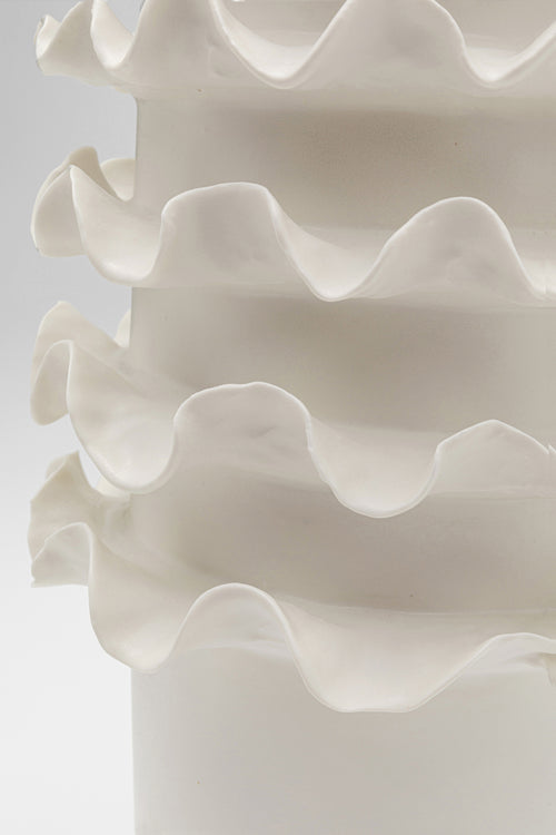 Kare - Vase Viento White 39cm