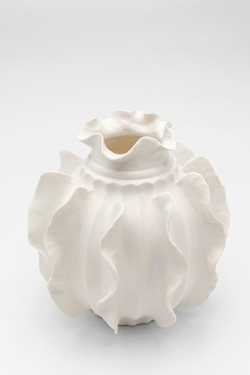 Kare - Vase Viento White 23cm