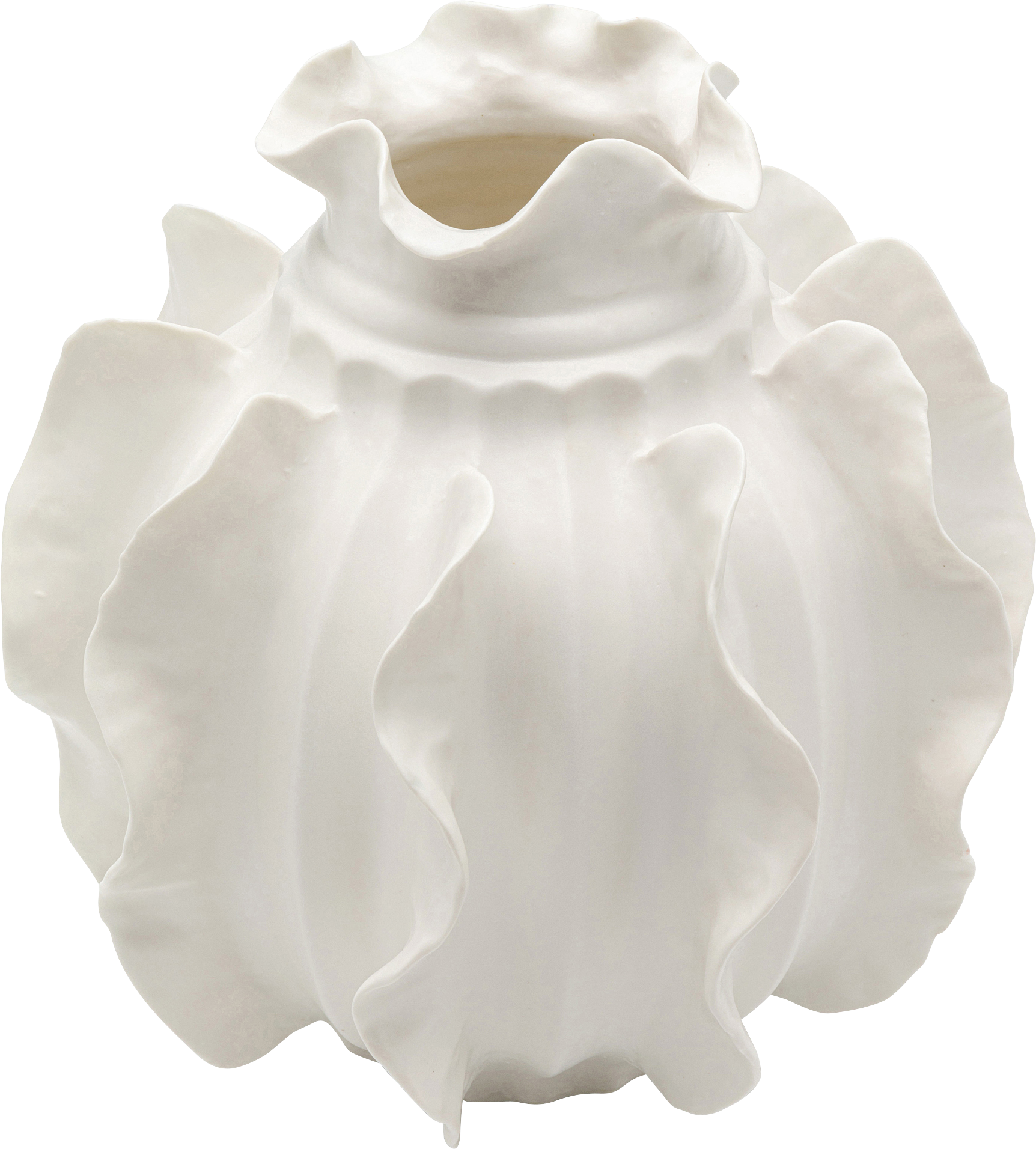 Kare - Vase Viento White 23cm