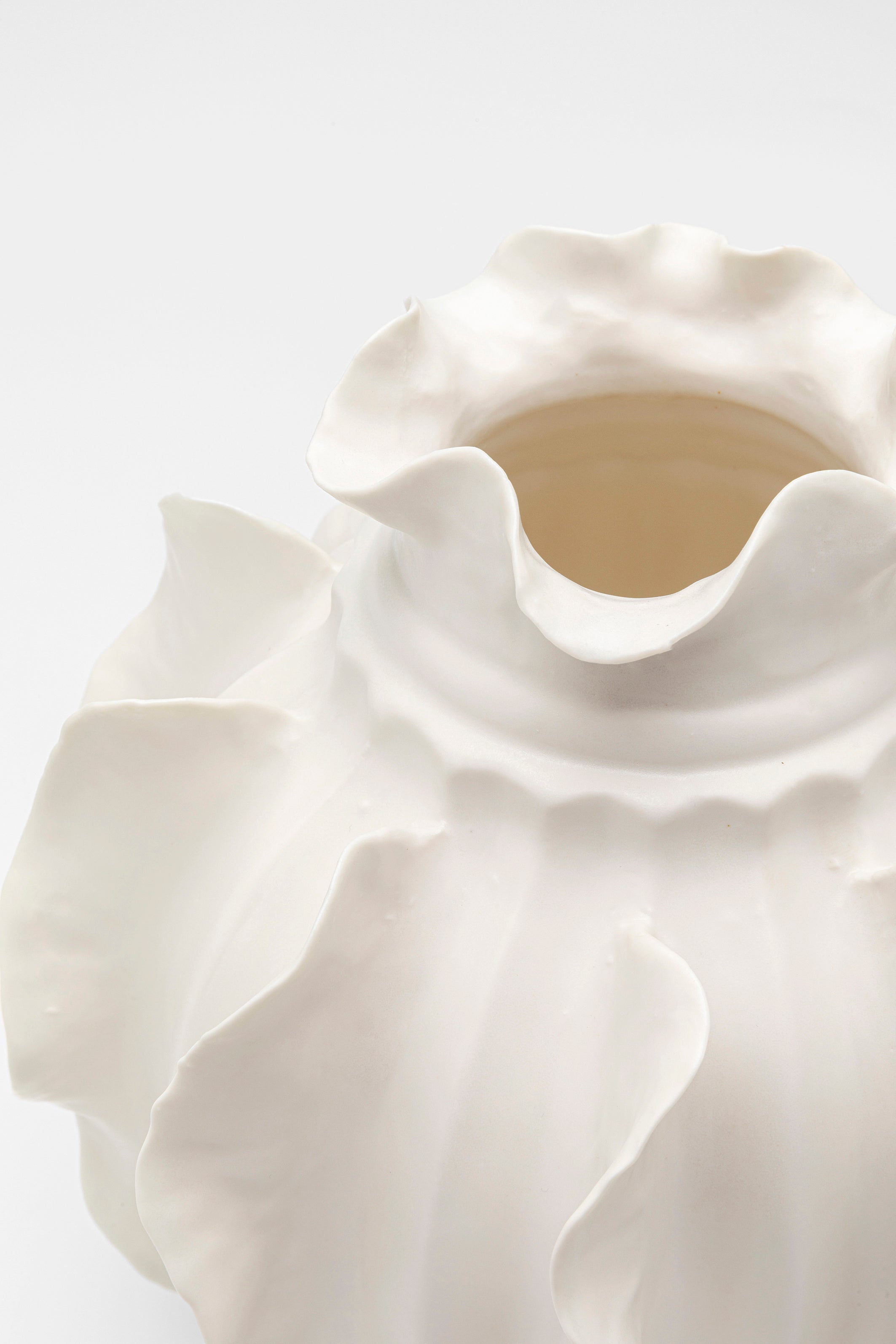 Kare - Vase Viento White 23cm