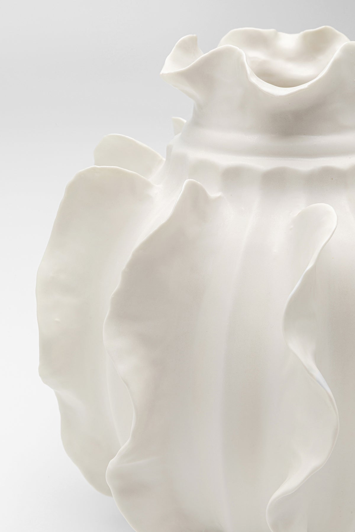 Kare - Vase Viento White 23cm
