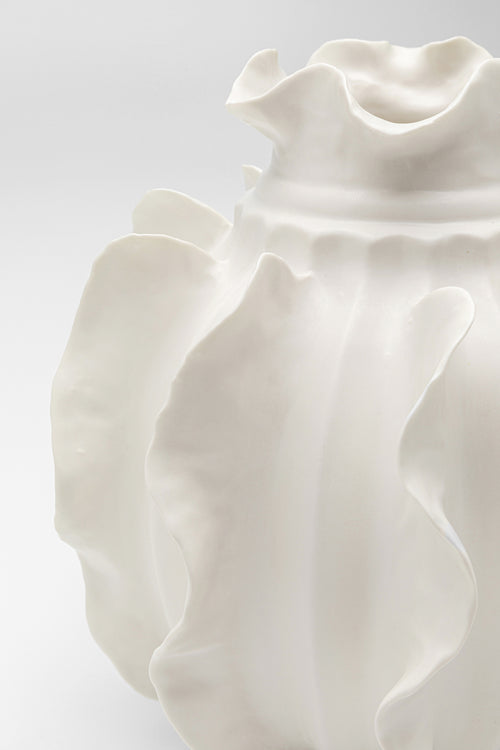 Kare - Vase Viento White 23cm