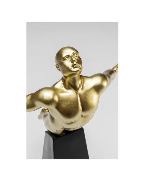 Kare - Deco Figurine Jumper Gold 37cm