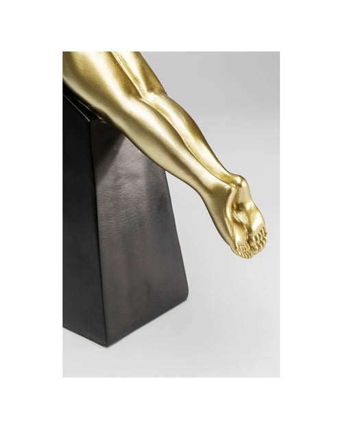 Kare - Deco Figurine Jumper Gold 37cm