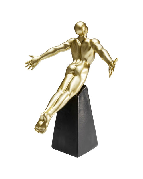 Kare - Deco Figurine Jumper Gold 37cm