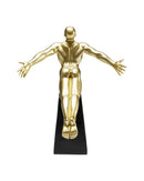 Kare - Deco Figurine Jumper Gold 37cm