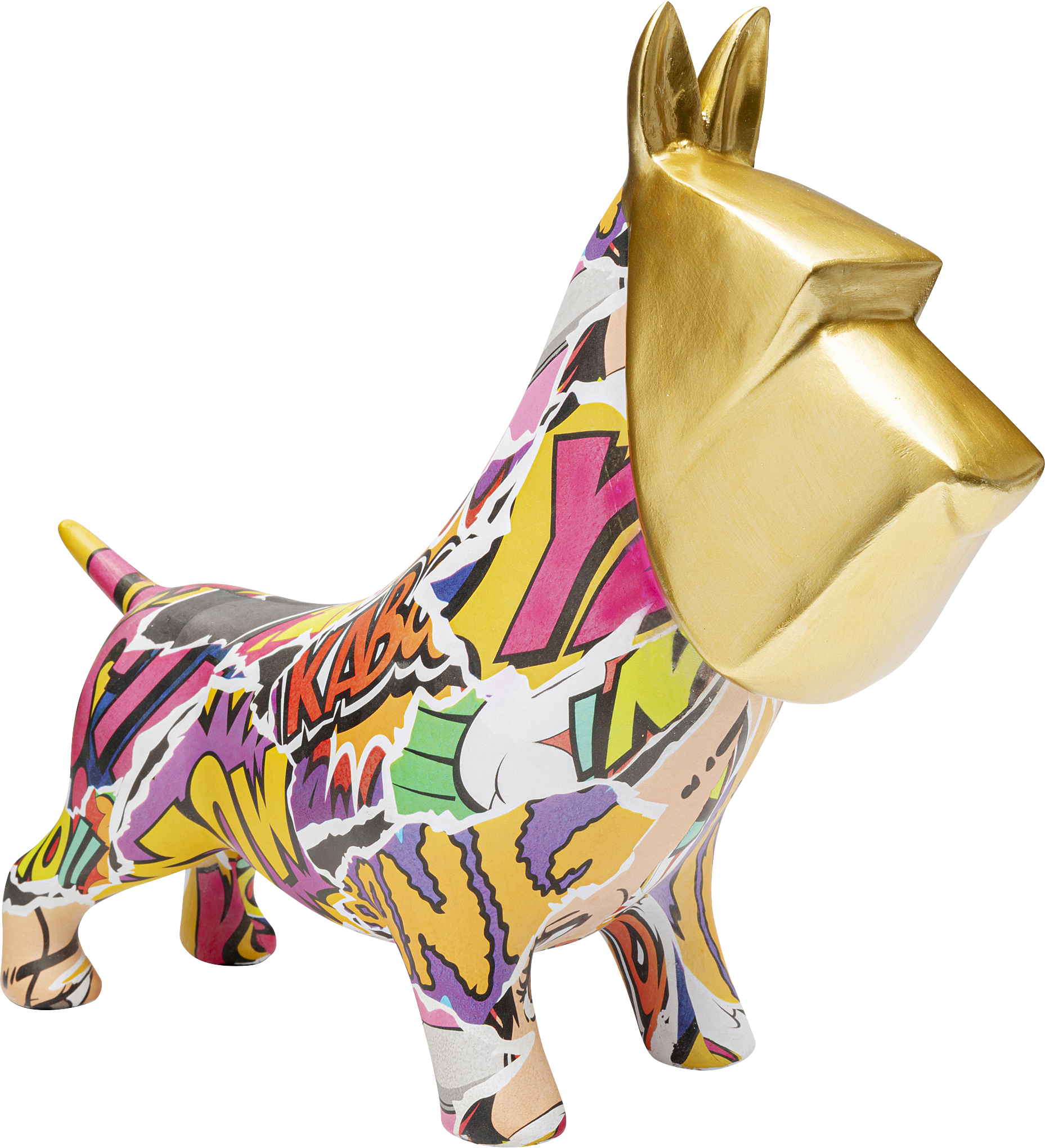 Kare - Deco Figurine Graffiti Pixel Dog 35cm