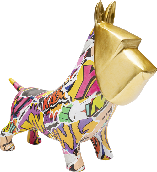 Kare - Deco Figurine Graffiti Pixel Dog 35cm